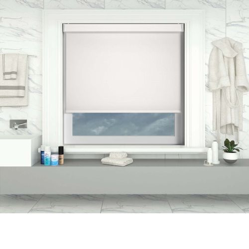 Shower Safe White | Electric Pelmet Roller Blinds
